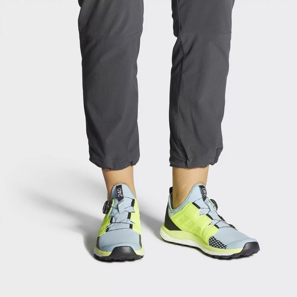 Adidas Terrex Agravic Boa Tenis De Seguridad Azules Para Mujer (MX-22506)